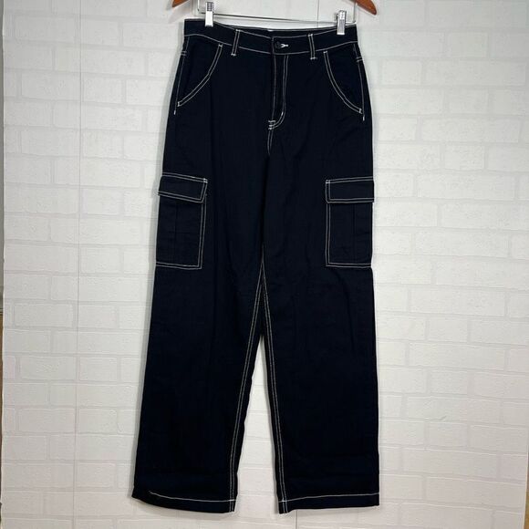 H&M Womens Cargo Pants size 4 Bundle of 2 White and Black - Picture 2 of 16